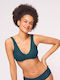 Women's Bra with Removable Padding Petrol