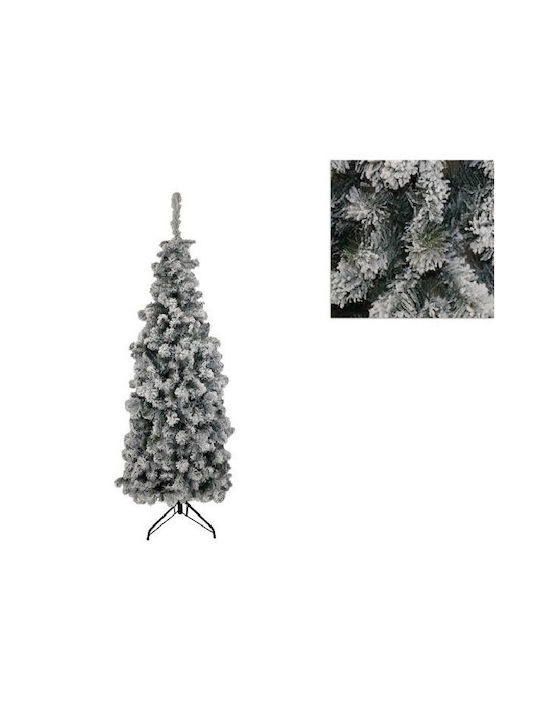 Χιονισμένo Χριστουγεννιάτικο Δέντρο (Γωνιακό) Angoli με ύψος 180cm
