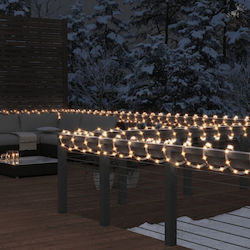 Christmas Light Tube Warm White 220V 10m IP44 vidaXL