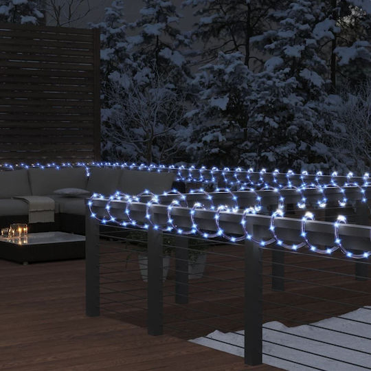Christmas Light Tube Cold White 220V 120 Light Bulbs 5m IP44