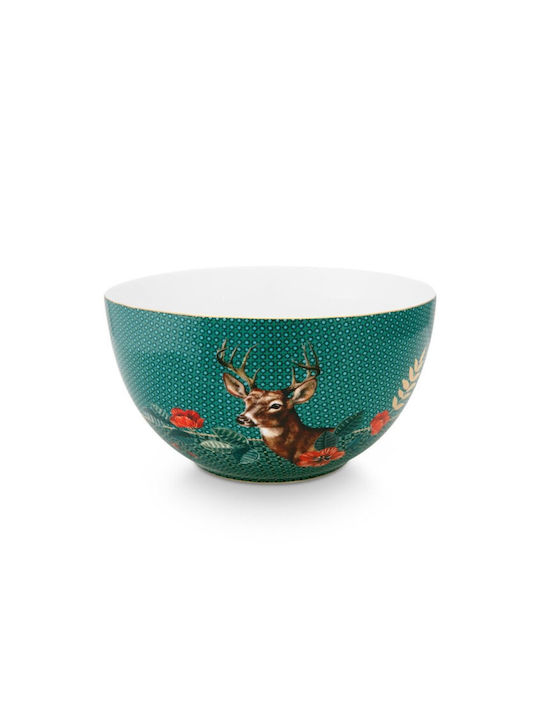 PiP Studio Winter Wonderland Σαλατιέρα από Πορσελάνη Πολύχρωμη 18x18cm