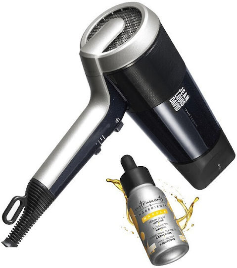 Jean Louis David Ionic Hair Dryer with Diffuser & Intense Nutrition Serum Marula 30ml 1800W