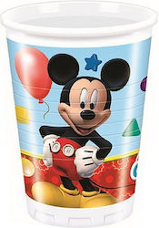 Procos Mickey Glas für Party 8Stück