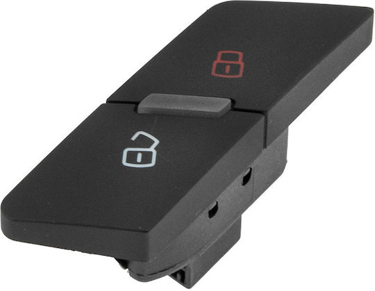 NTY Car Door Lock Switch for Audi A6 C6 11/2006+ Black