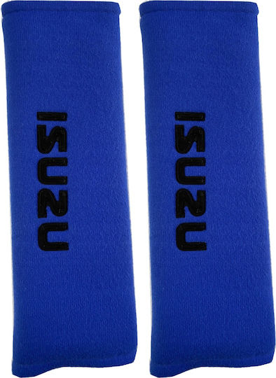 Race Axion Autositzgurt-Pads Isuzu​ 21x7.5cm Blau 2Stück