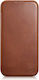 iCarer CE Oil Wax Premium Leather Folio Book Le...