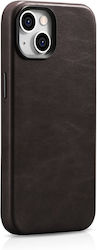 iCarer Oil Wax Premium Leather Back Cover Δερμά...