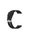 Mit Silberverschluss Armband Silikon Black / Silver Buckle (/ Vivoactive 4 / Venu 2 (45mm))