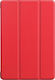Tri-Fold Klappdeckel Synthetisches Leder / Silikon Rot (Lenovo Tab M10 (3. Generation) 10,1 Zoll) 5343453400453