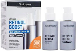 Neutrogena Women's Αnti-ageing Cosmetic Set Retinol Boost Duo Suitable for All Skin Types with Face Cream 100ml