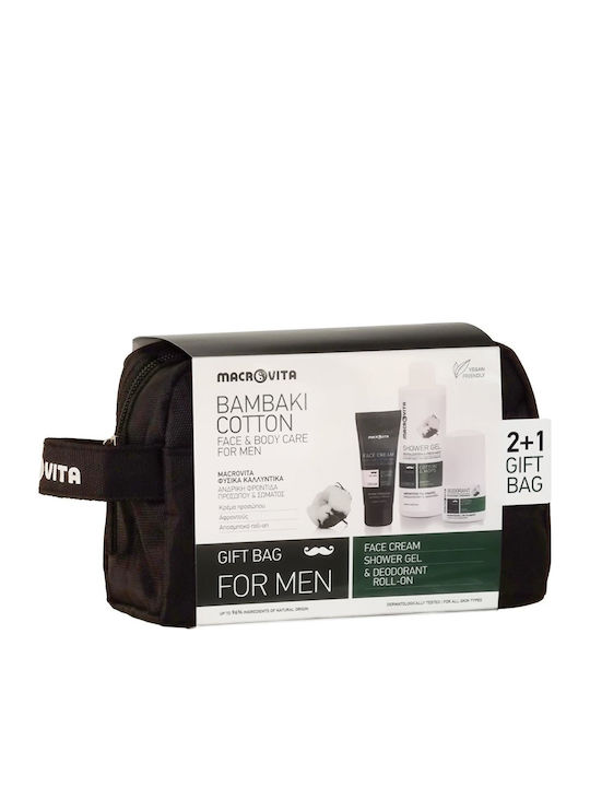 Macrovita Face & Body Care For Men Комплект за грижа за кожата за Почистване на тялото & Хидратация Macrovita Face & Body Care For Men Комплект за грижа за кожата за Почистване на тялото & Хидратация