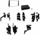 Connects2 DIN Fascia Panels 2 Din for Toyota Celica / Corolla / Highlander / MR 2 / RAV 4 / Yaris 2001-2005