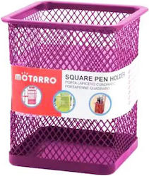 Metal Pencil Holder MI002-2C In Purple Colour 8...