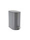 Atmosphera Metallic Bathroom Basket Soft Close 5lt Gray