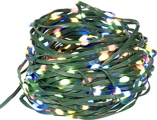 100 LED-Lichter 10m RGB in Reihe