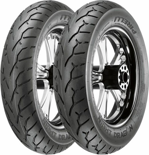 Pirelli Night Dragon 140/75-17 67V Fără Cameră De Aer TT Anvelopă Pentru Motocicletă Partea Din Față