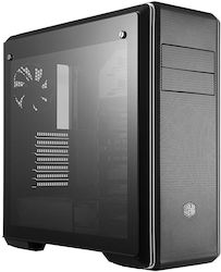 CoolerMaster MasterBox CM694 Midi Tower Κουτί Υπολογιστή με Πλαϊνό Παράθυρο Μαύρο