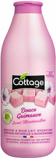 Cottage Sweet Marshmallow Αφρόλουτρο με Γλυκερίνη Ενυδατικό 750ml