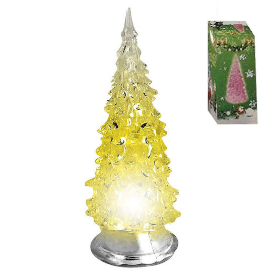 Christmas Decorative Illuminated Tree 14.5cm Battery White