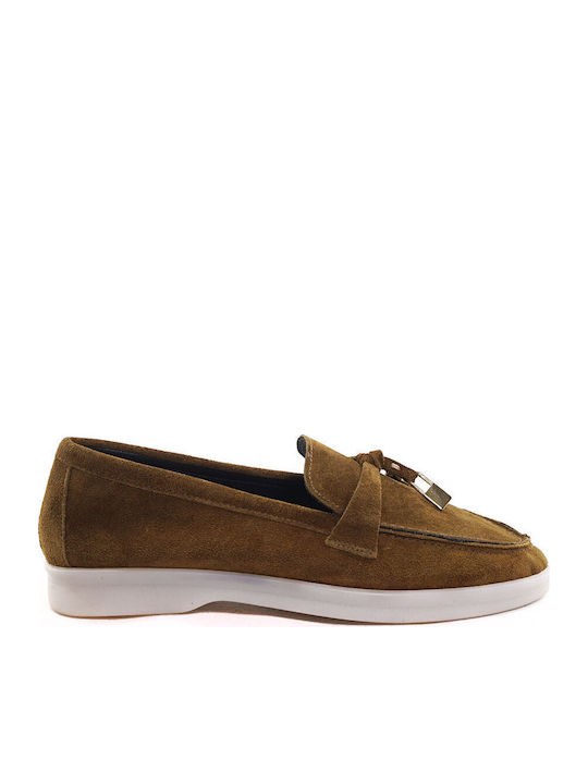 Women's Loafers in Brown Color