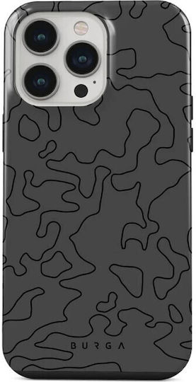 Burga Fashion Tough Back Cover Πλαστικό Black Rock (iPhone 14 Pro Max)