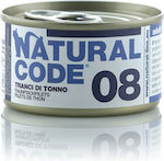 Natural Code 08 Wet Food for Adult Cats In Can with Tuna 1pc 85gr