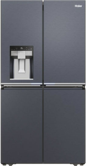 Haier Ψυγείο Ντουλάπα 601lt NoFrost Υ177.5xΠ90.8xΒ75εκ. Γκρι HCR7918EIMB