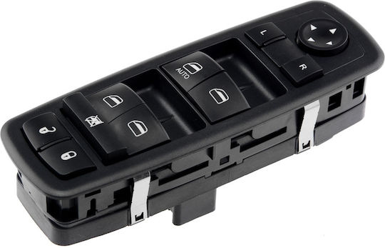 NTY Comutator geamuri auto pentru Dodge Călătorie 2009+ / Jeep Liberty 2008+ 13+8pin Negru