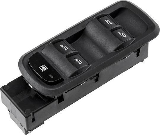 NTY Comutator geamuri auto pentru Ford Fiesta 2008+ 8+7+4pin Negru