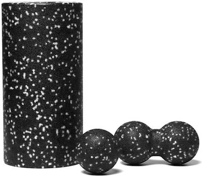 Aria Trade AT0000149 Σετ Foam Rollers Μαύρο 30x15cm