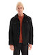 Μακρυμάνικo Overshirt Μαύρο