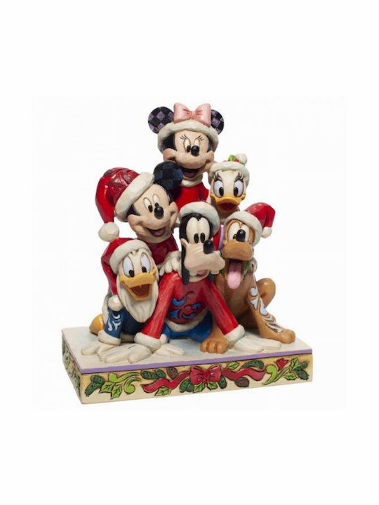 Enesco Christmas Plastic Figure Height 15cm Mickey and Friends