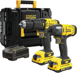 Stanley SFMCK465D2T Σετ Κρουστικό Δραπανοκατσάβιδο & Παλμικό Κατσαβίδι