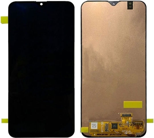 Екран OLED OLED със Сензорен Механизъм за Galaxy A20 (Черен)