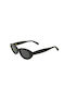 Gast Essi Women's Sunglasses with Black Plastic Frame and Gray Lens ES01