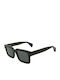 Gast Loot Unisex Sunglasses with Black Plastic Frame and Black Lens LT01