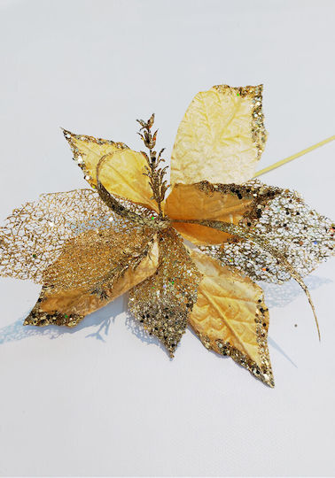 Inart Weihnachtsdekoration Blume Länge 60cm. Alexandriner