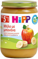 Hipp Cremă de fructe Apple with Banana Fără gluten pentru 5m+ 190gr