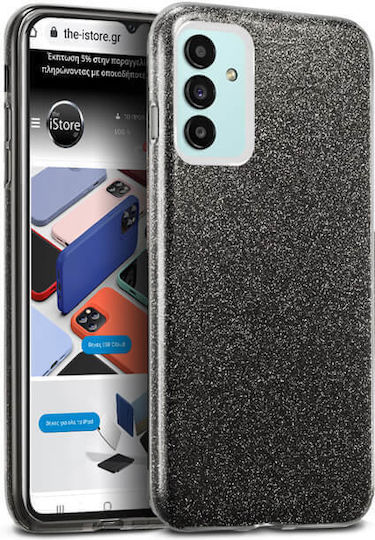 Hybrid Strass Back Cover Πλαστικό / Σιλικόνης Μαύρο (Galaxy A04s)
