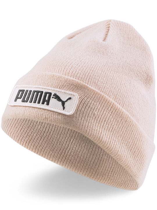 Beanie Feminin Căciulă cu Tricotaj Rib în culoarea Roz