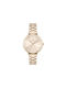 Vogue Geneva Watch with Pink Gold Metal Bracelet