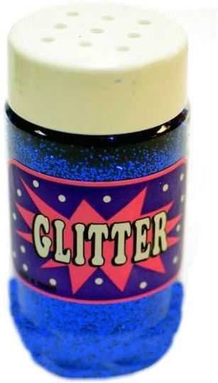 Colorfix Χρυσόσκονη Glitter Μπλε σε Αλατιέρα 113gr