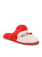 Santa Slippers Κλειστές Γυναικείες Παντόφλες Chinese Red