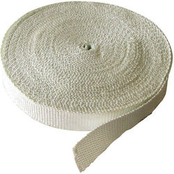 Fireproof braided fiberglass tape 100mmx3mm