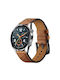 Tech-Protect Λουράκι Δερματίνης Καφέ (Amazfit GTR 47mm)