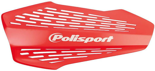 Polisport Protecții mânere motocicletă Mx Force în culoarea Roșu
