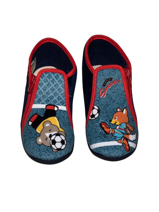 Slippers Comfy 9157 for Boys Blue