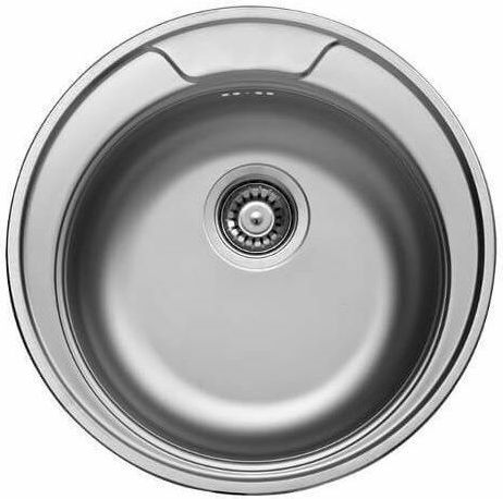 Kuchinox Orion SKO_080T Drop-In Spüle Inox Satiniert B51xT51cm Silber
