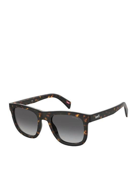 Levi's Unisex Sunglasses with Brown Tartaruga Plastic Frame and Gray Gradient Lens LV1023/S 086/9O