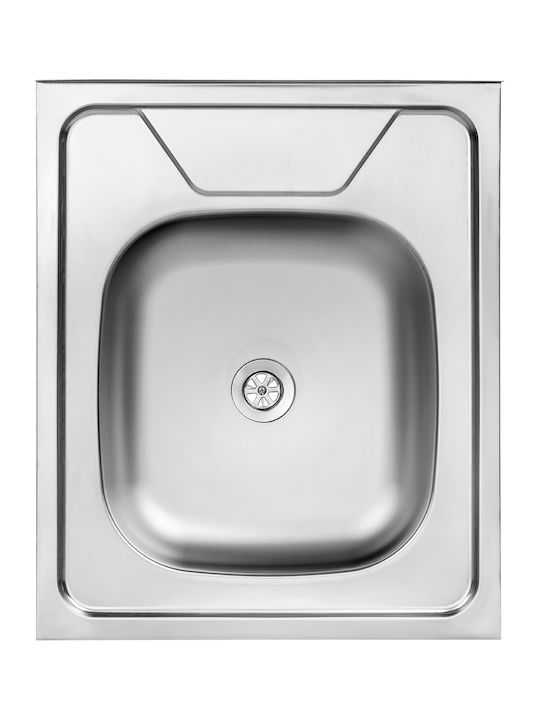 Kuchinox 60 SK6_010T Vessel Sink Inox Satin W50xD60cm Silver